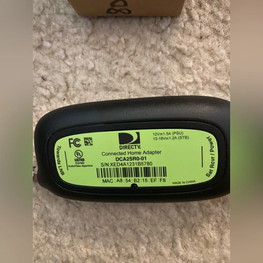NIB DIRECTV DECA Receiver Connected Home Adapter DCA2SR0-18 NEW